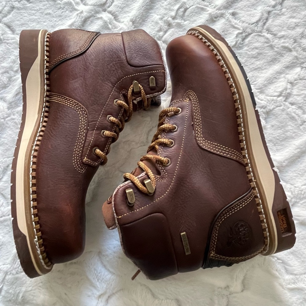 Georgia Boot Men’s 6” Wedge Steel Toe Work Boots Size 12